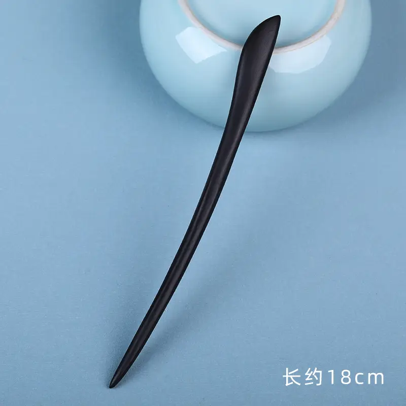 Elongated Hairpin with Dragon Design, 18cm, Matte Finish - Image 4