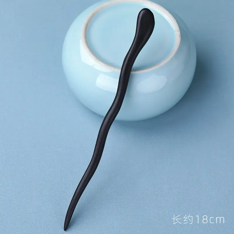 Elongated Hairpin with Dragon Design, 18cm, Matte Finish - Image 5