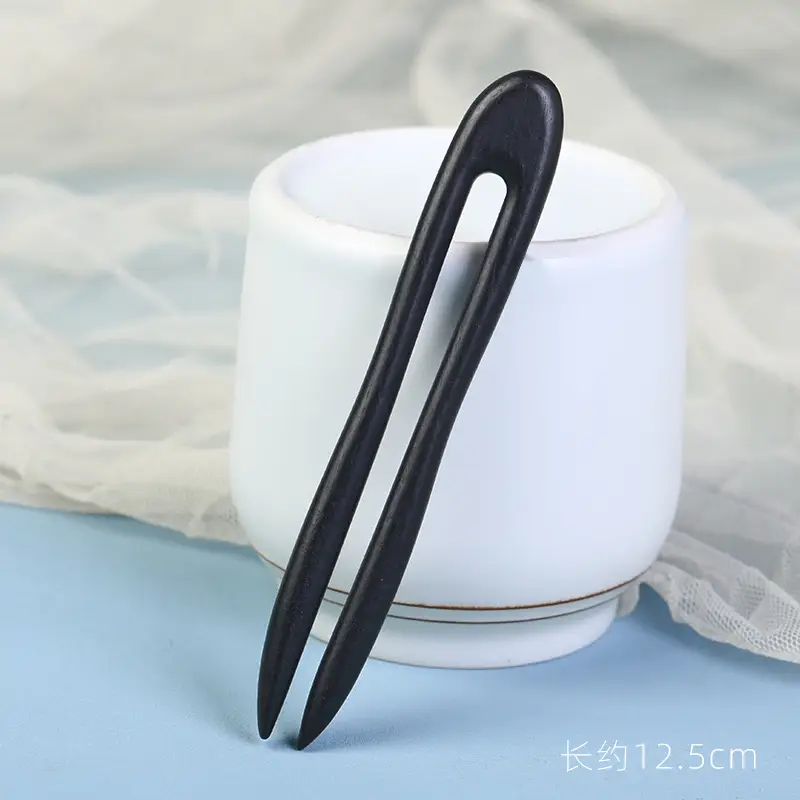 Elongated Hairpin with Dragon Design, 18cm, Matte Finish - Image 67