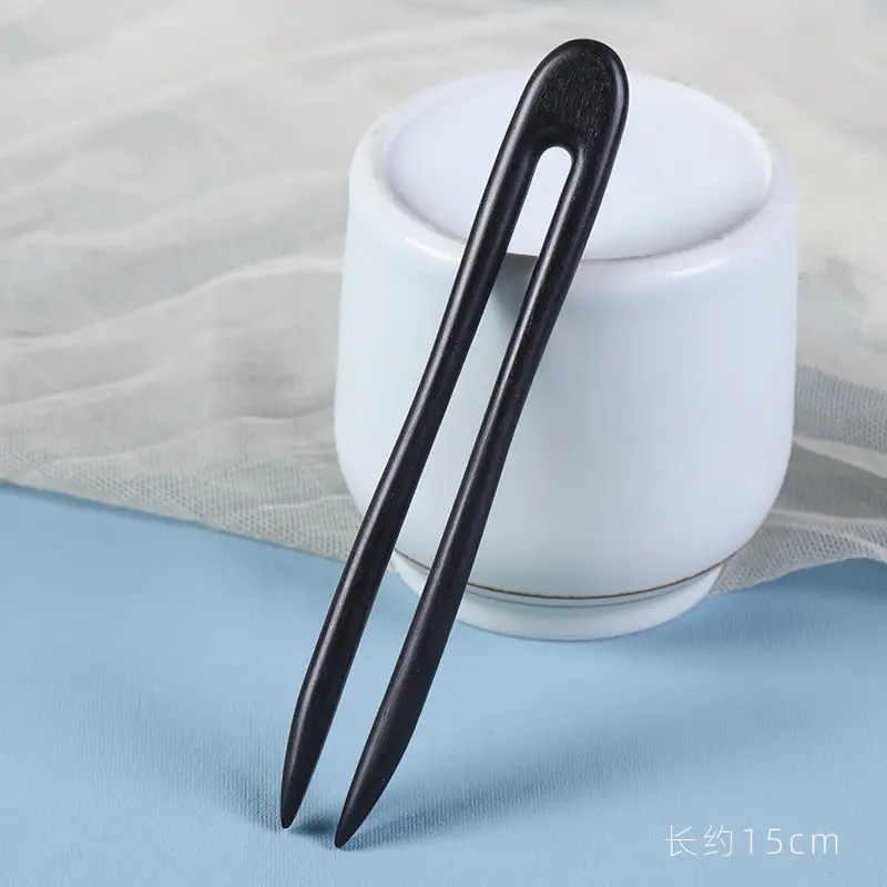 Elongated Hairpin with Dragon Design, 18cm, Matte Finish - Image 68