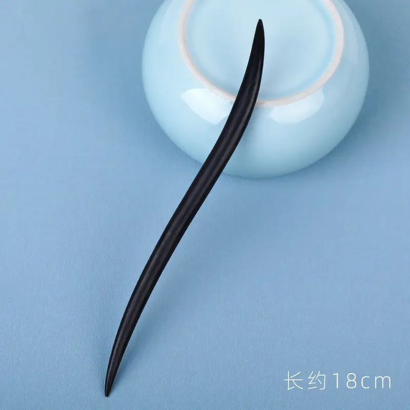 Elongated Hairpin with Dragon Design, 18cm, Matte Finish - Image 7