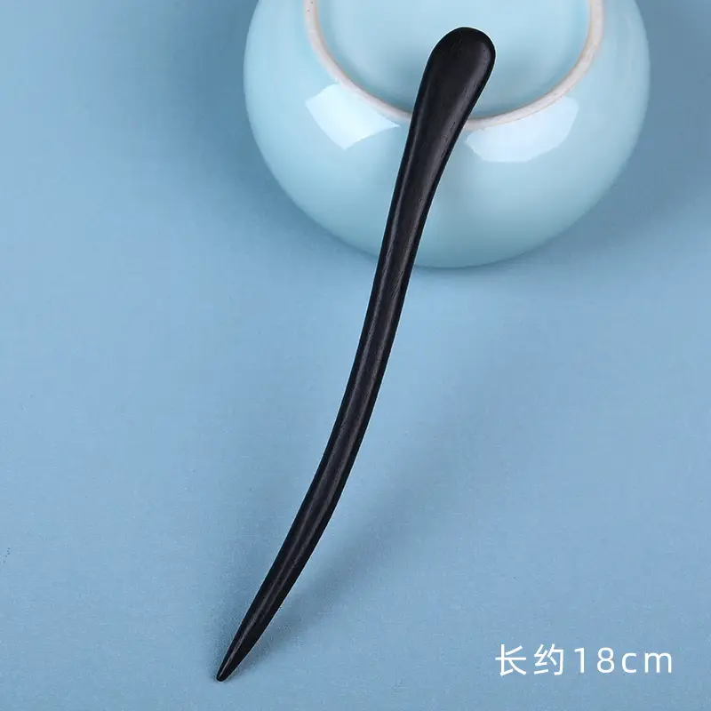 Elongated Hairpin with Dragon Design, 18cm, Matte Finish - Image 8