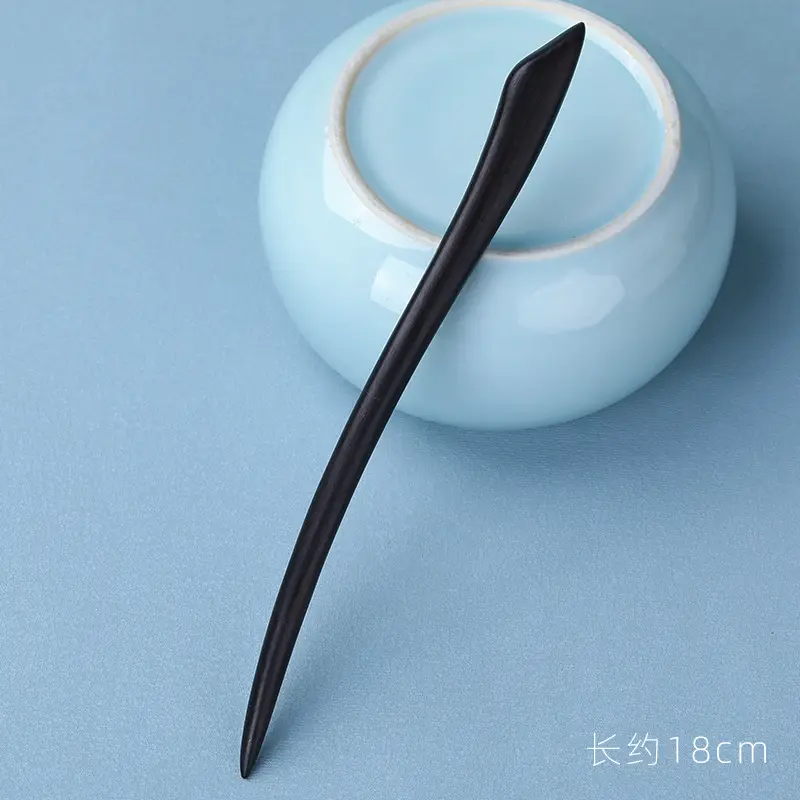 Elongated Hairpin with Dragon Design, 18cm, Matte Finish - Image 9