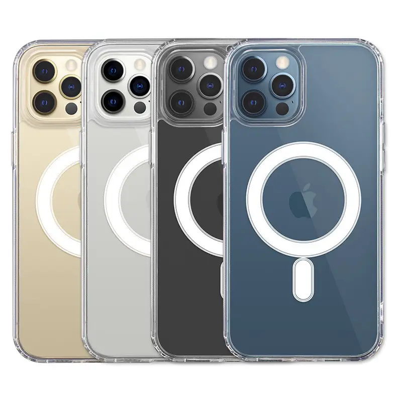 Transparent Magnetic iPhone Case with Charging Light - Image 2