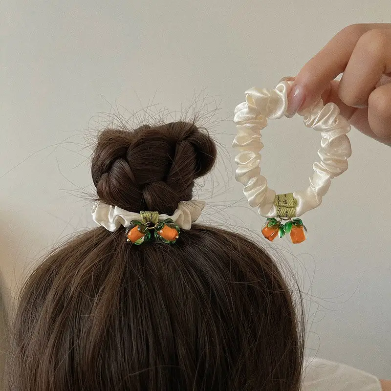 Women's Fruit Hair Tie with Bow for New Year - Image 5
