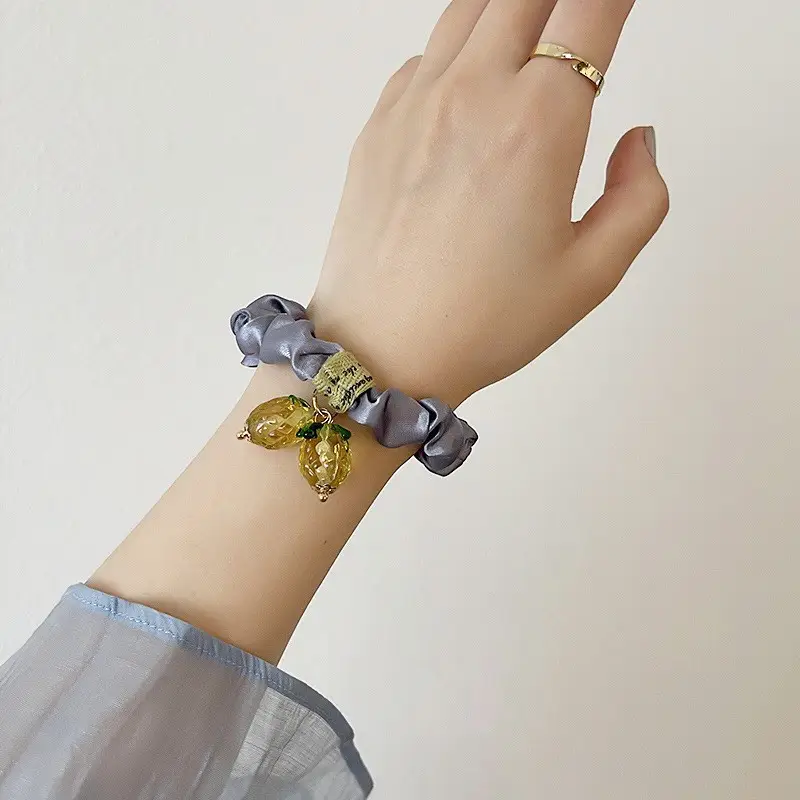 Women's Fruit Hair Tie with Bow for New Year - Image 2