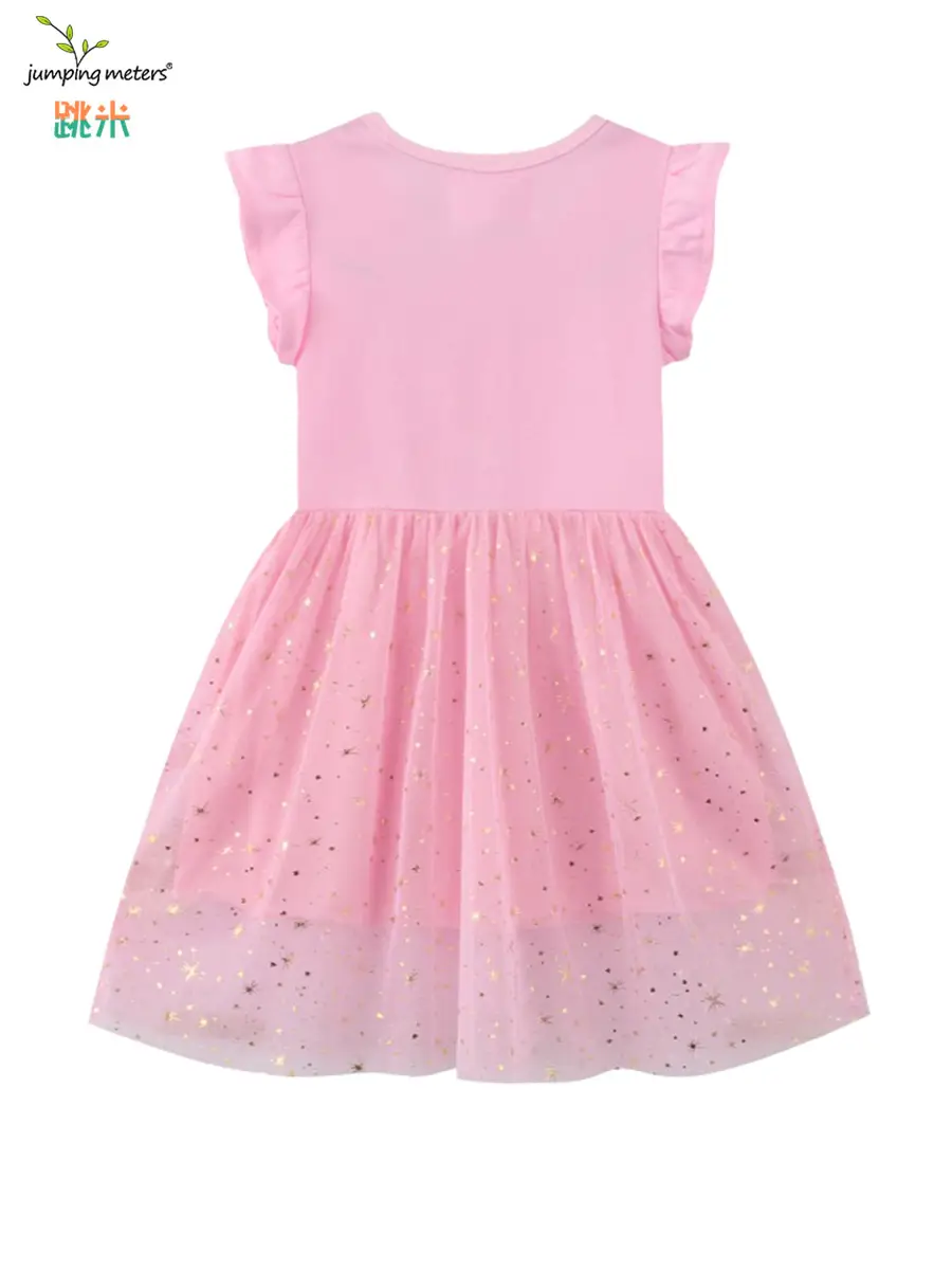Pink Sparkly Skirted Dress for Girls 2025 - Image 5