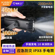 Shuoebo Multifunctional LED Emergency Light with Hand Cank & FM Audio — feature 12