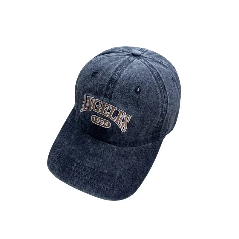 American Retro Letter Baseball Cap Women Face Small