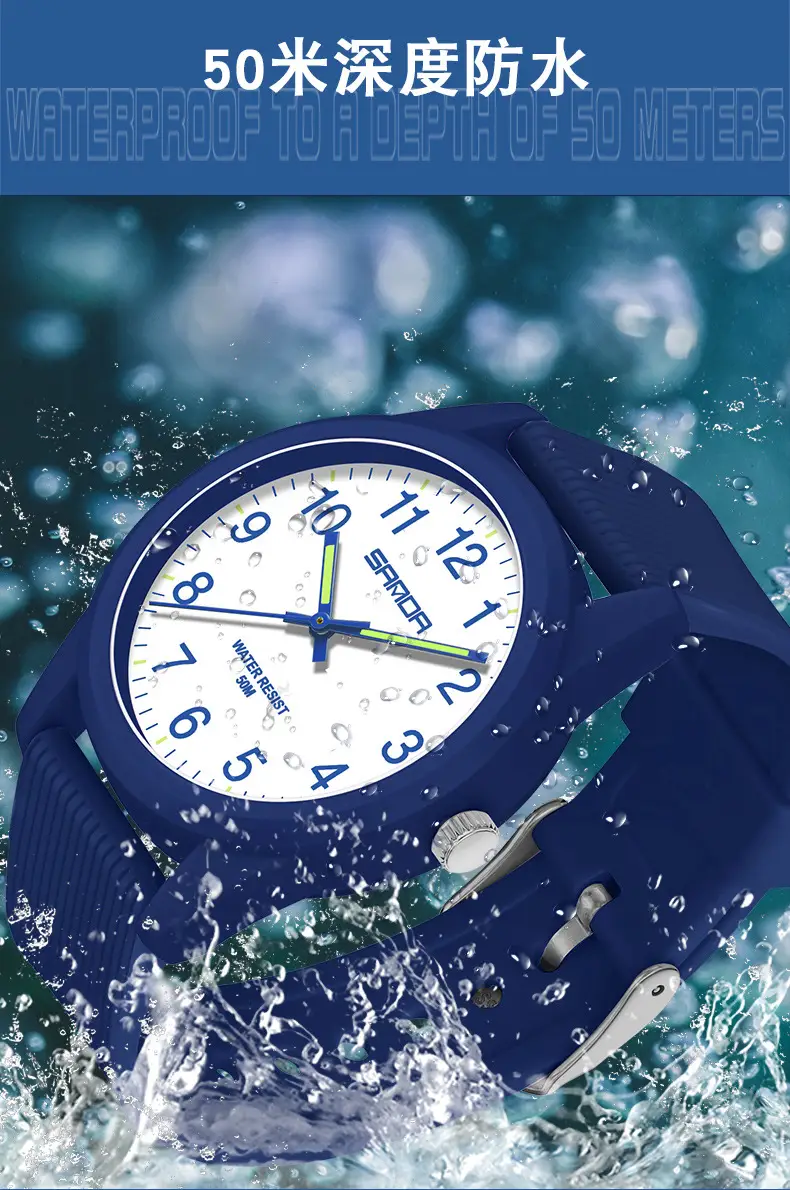 Sanda Black Quartz Couple Watch 100mm — feature 15