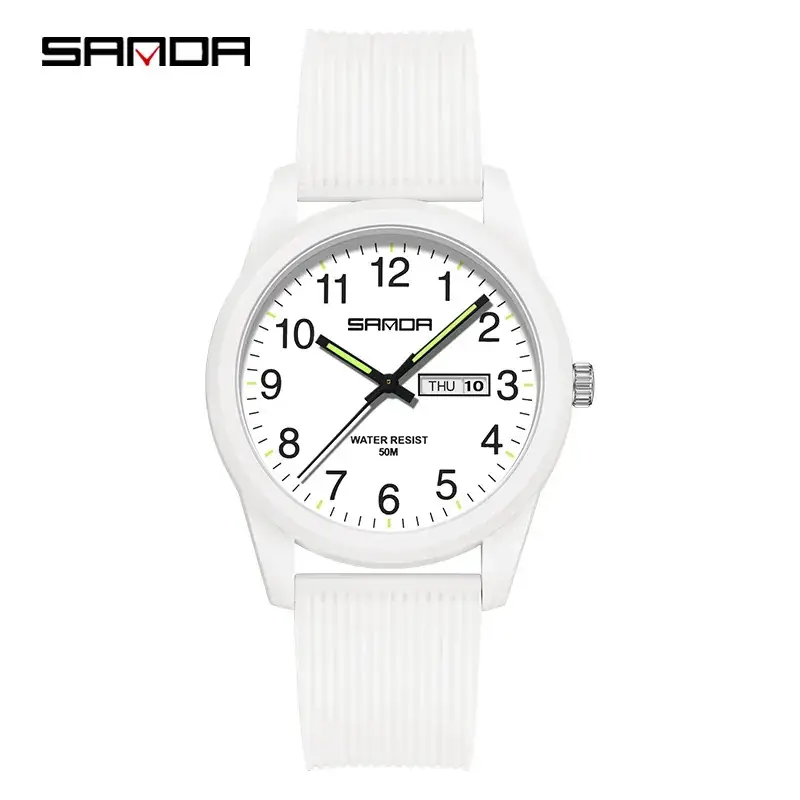 Sanda Black Quartz Couple Watch 100mm - Image 32