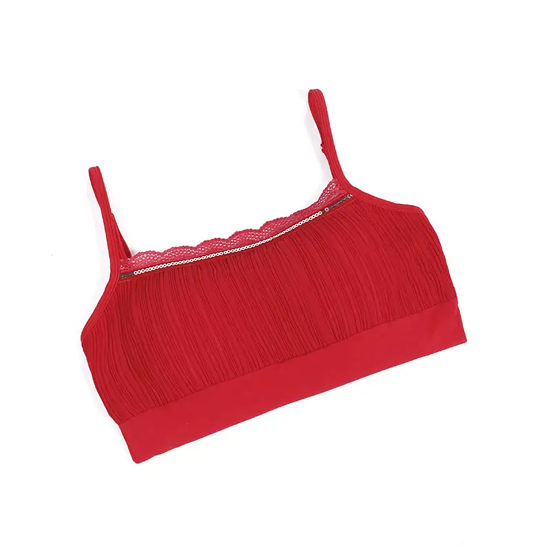 Red High-Elastic Camisole for Women 2026 Spring - Image 6