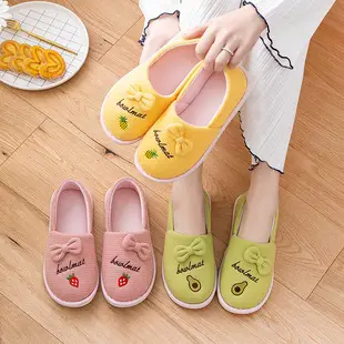 Yuezi Shoes Summer Thin Heel Cute Household Cotton Slippers Women's Indoor Postpartum Non-slip Spring and Summer Home Slippers — feature 3