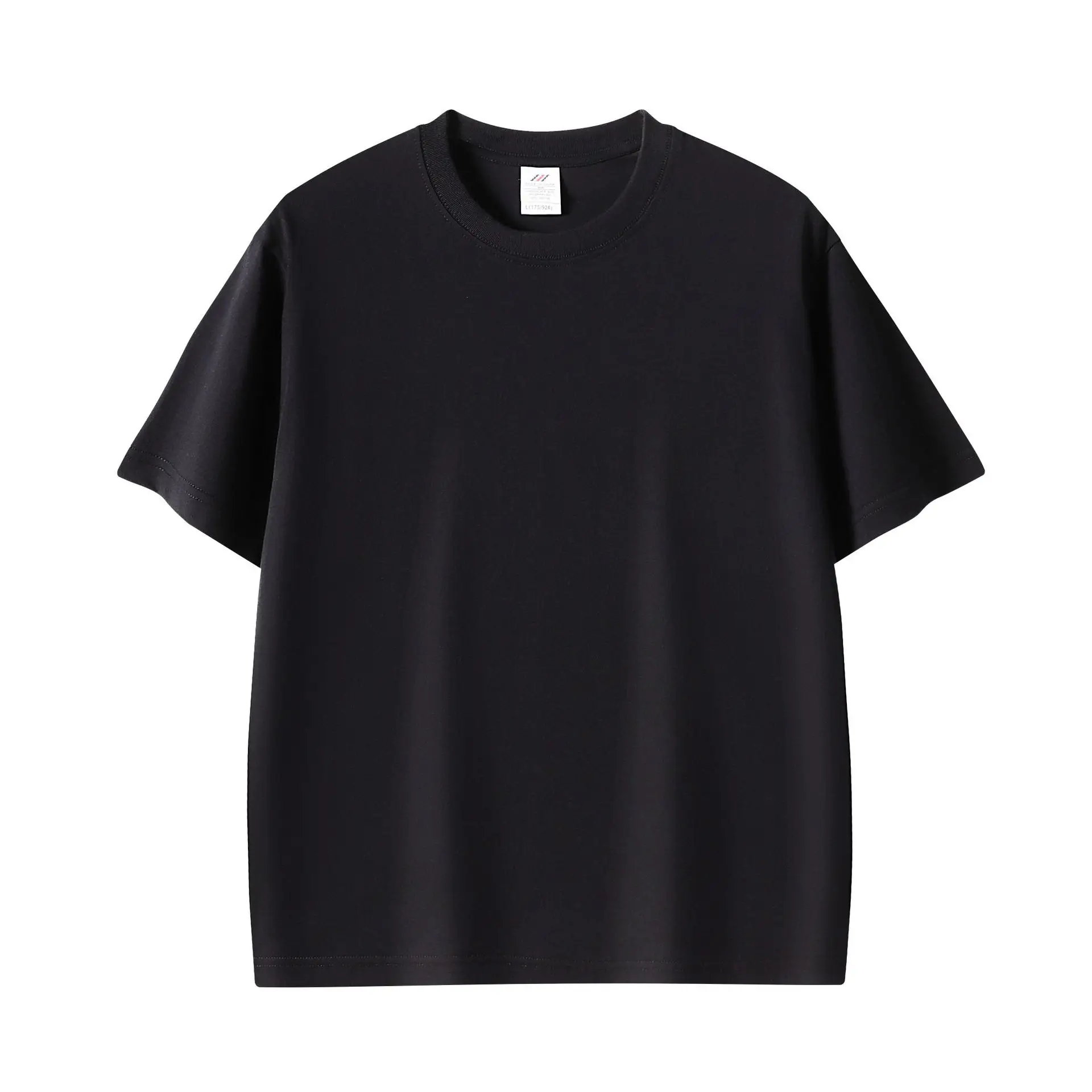 Men Pink Cotton T-Shirt 230g Crew Neck