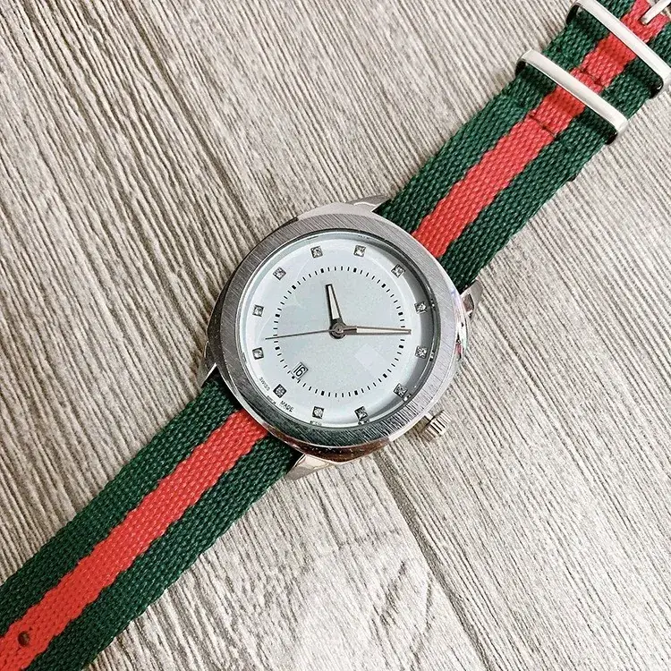 Silver Chain Watch with White Dial for Men - Image 4