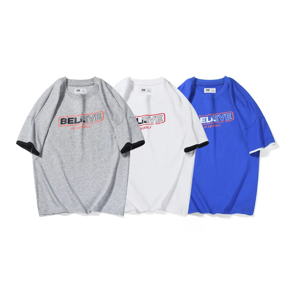 Boys Grey T-Shirt Short Sleeve Cotton Print