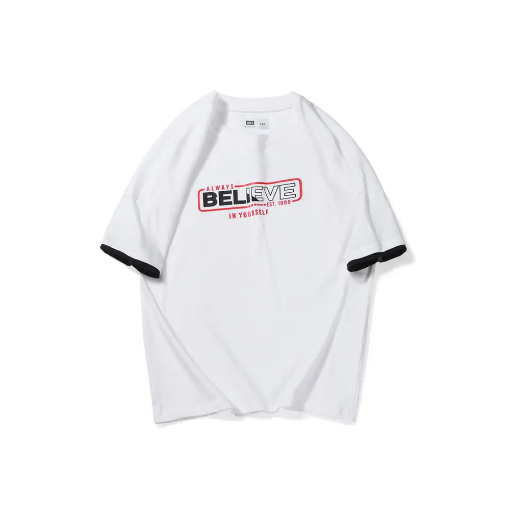Boys Grey T-Shirt Short Sleeve Cotton Print