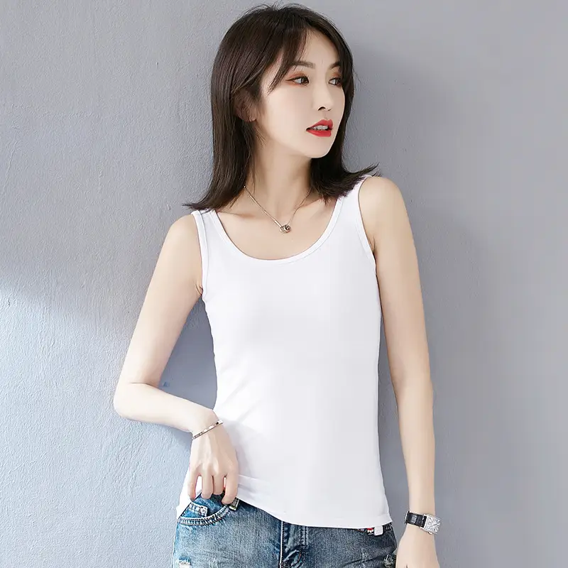Black Knitted Camisole Large Women Summer Wear - Image 4
