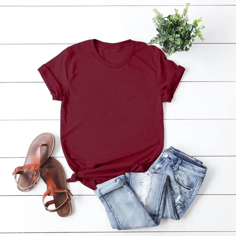 Pink Short Sleeve T-Shirt for Men Women Loose Fit - Image 29