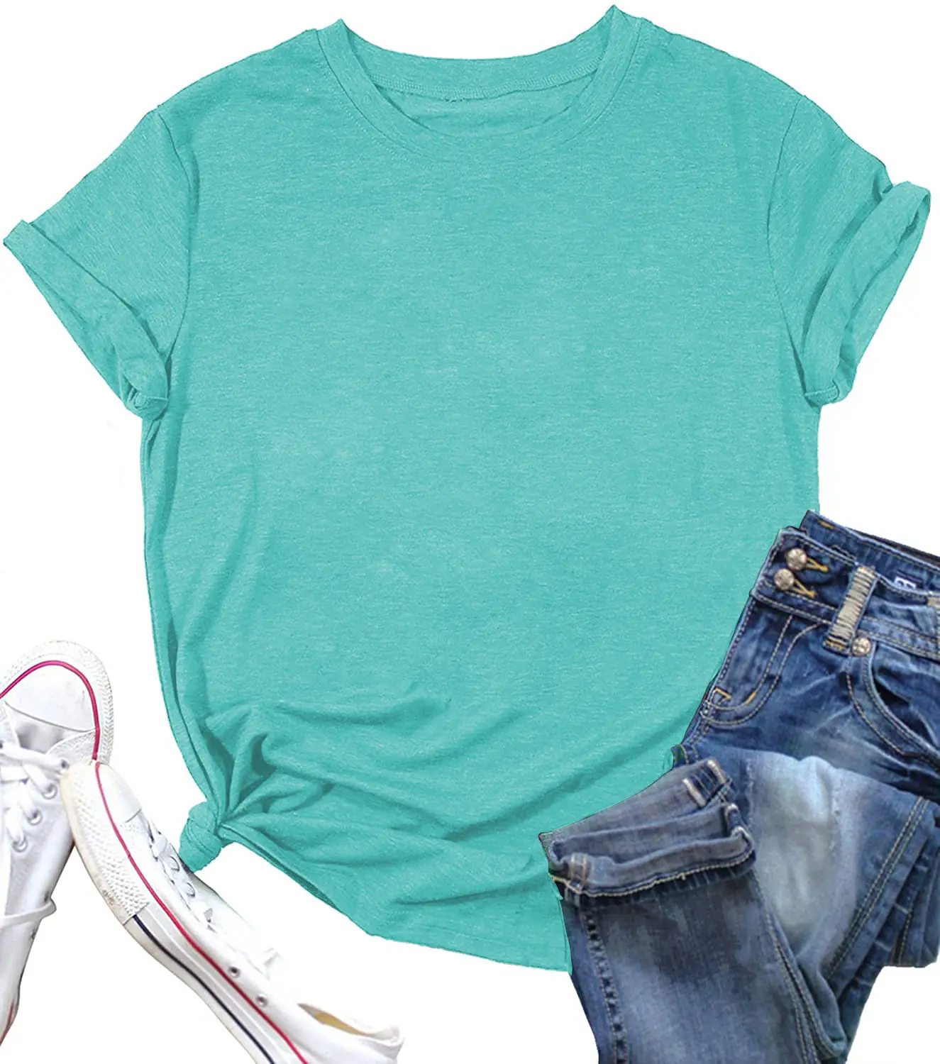 Pink Short Sleeve T-Shirt for Men Women Loose Fit - Image 14