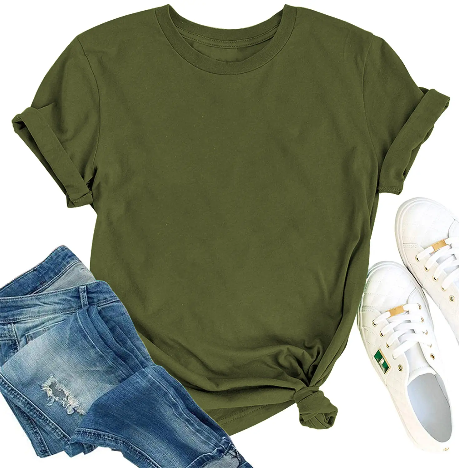 Pink Short Sleeve T-Shirt for Men Women Loose Fit - Image 18