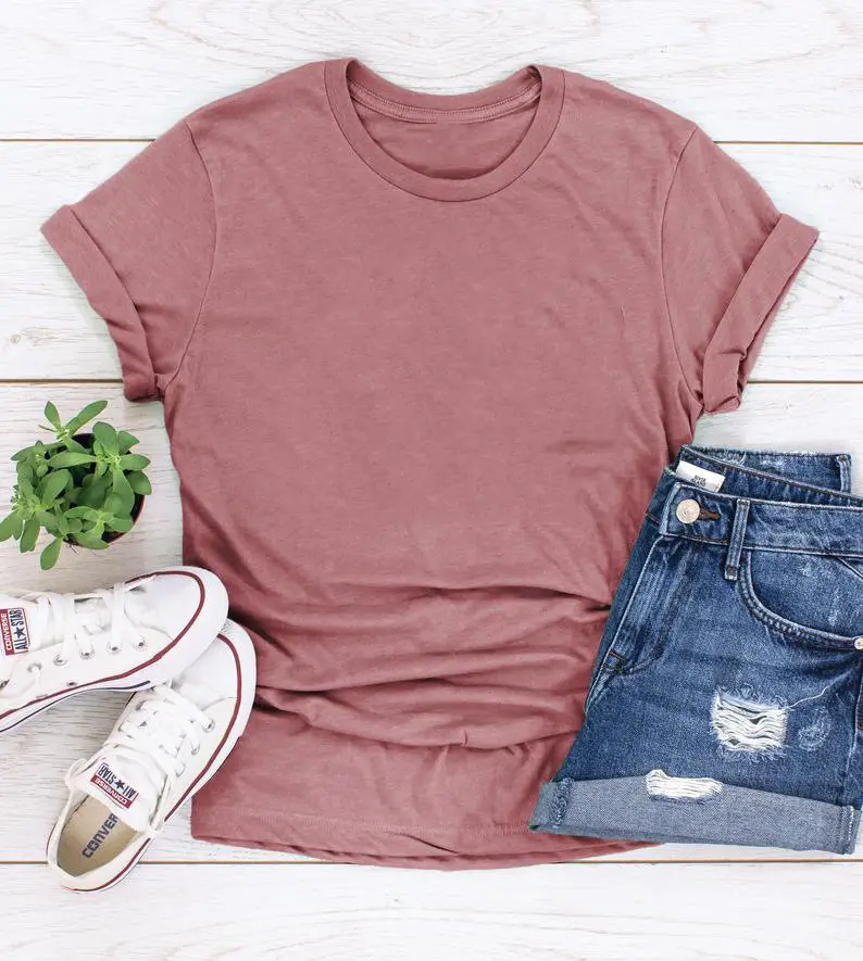 Pink Short Sleeve T-Shirt for Men Women Loose Fit - Image 21