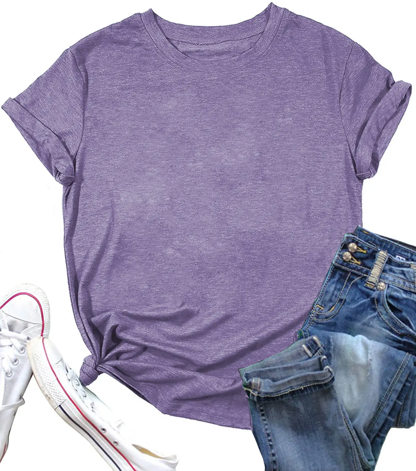 Pink Short Sleeve T-Shirt for Men Women Loose Fit - Image 3