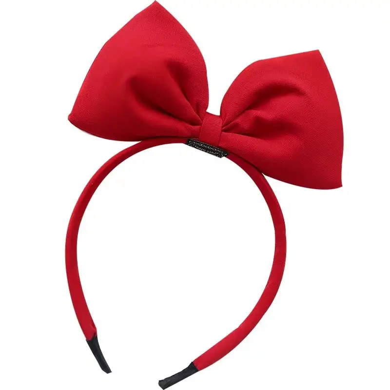 Red Bowknot Headband for Girls Korean Style