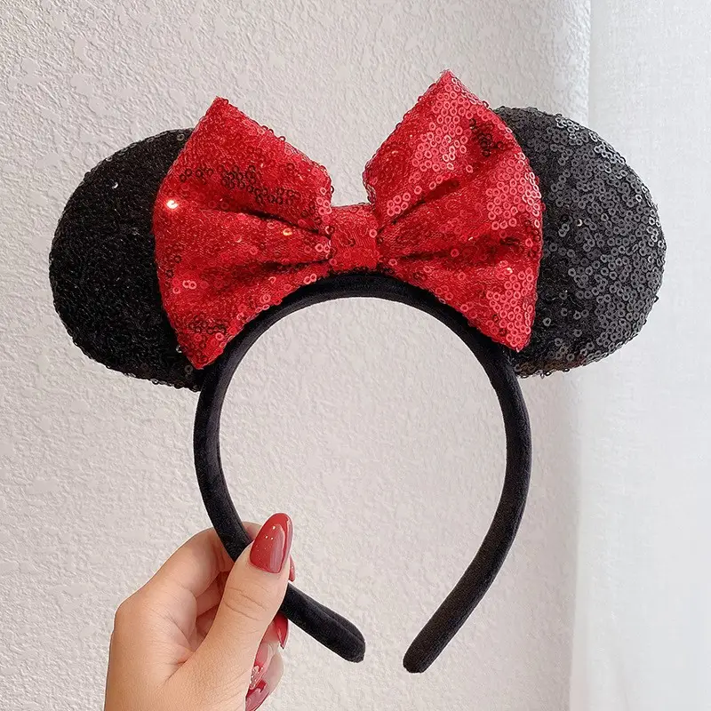 Red Bowknot Headband for Girls Korean Style