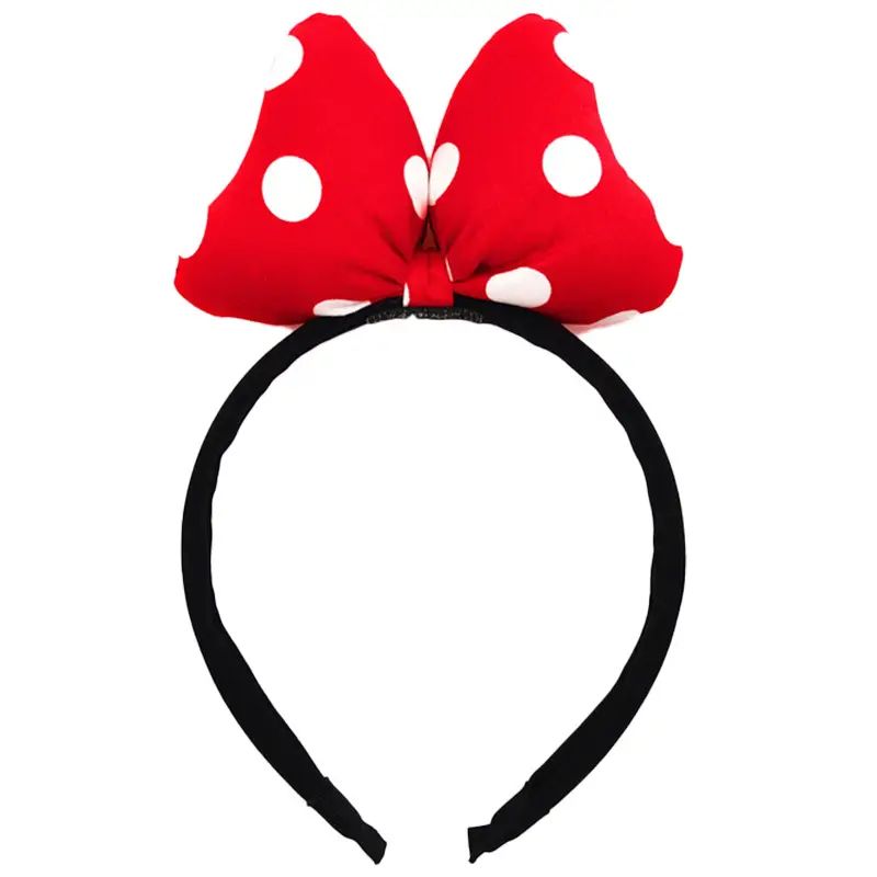 Red Bowknot Headband for Girls Korean Style