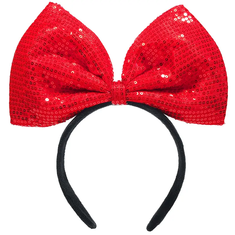 Red Bowknot Headband for Girls Korean Style