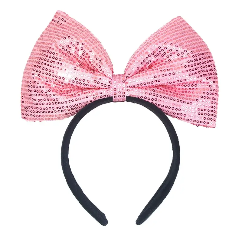 Red Bowknot Headband for Girls Korean Style