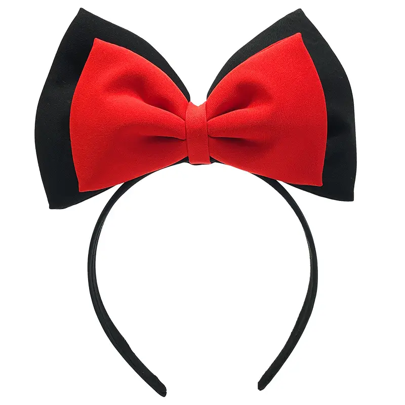 Red Bowknot Headband for Girls Korean Style
