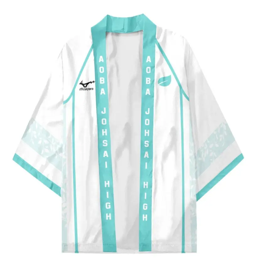 Kids Volleyball Kimono Pajamas Black White Set — feature 4