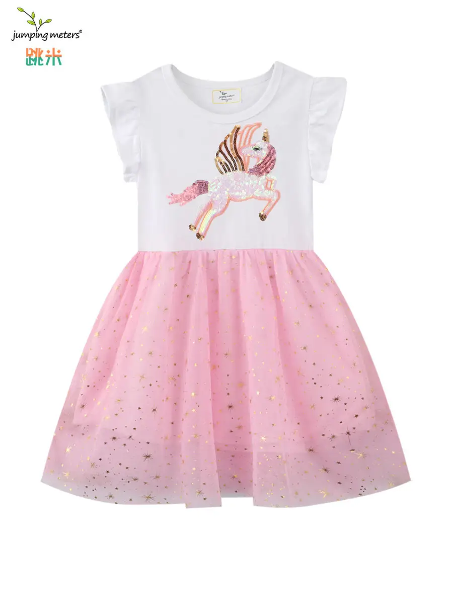 Girls Pink Fluffy Skirt Dress 2025 Summer - Image 6