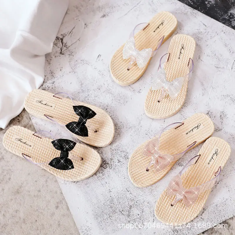 Women Korean Style Anti-Slip Flip Flops Summer