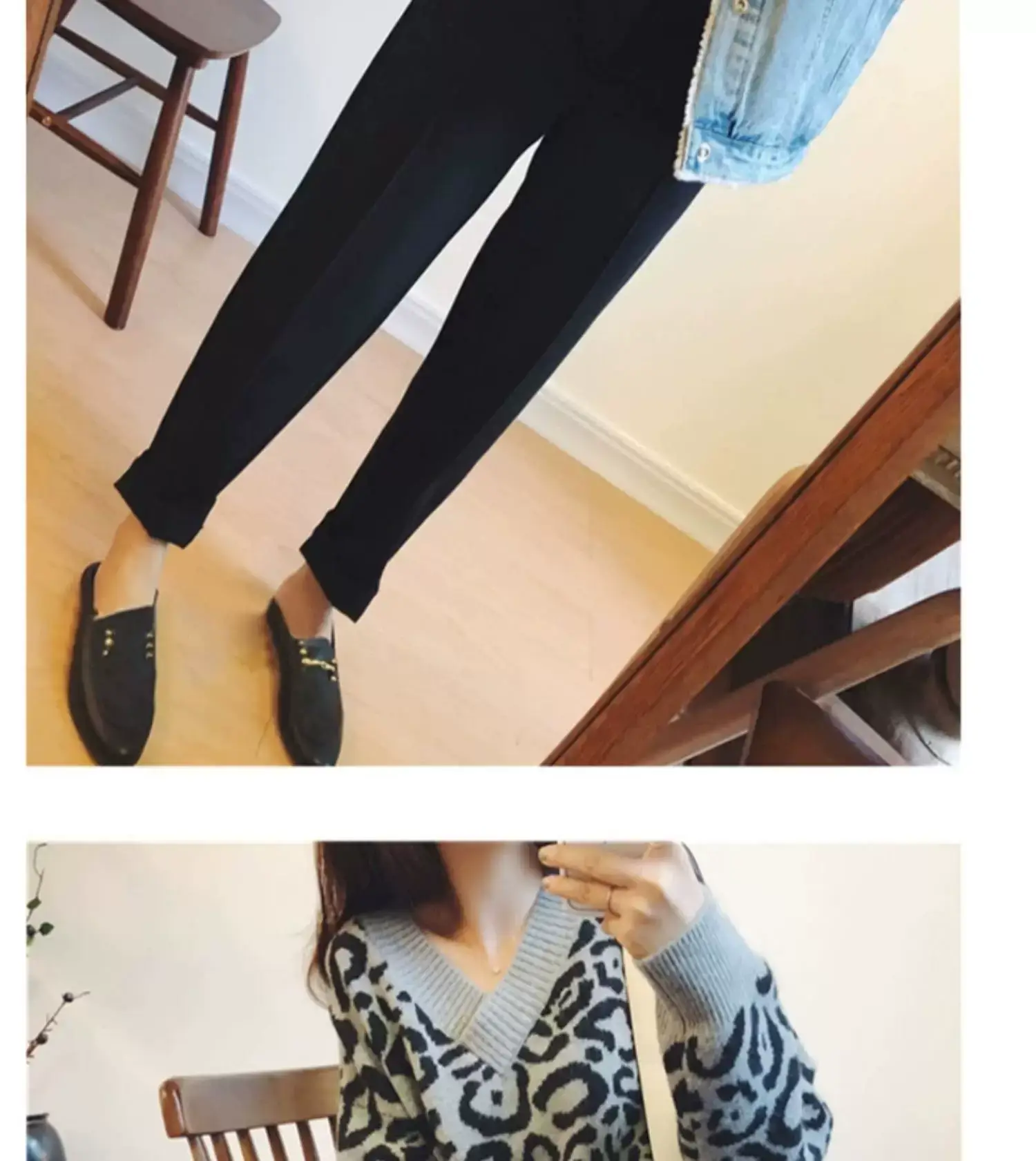 Women Woolen Carrot Pants Spring Autumn 2025 Beige — feature 11