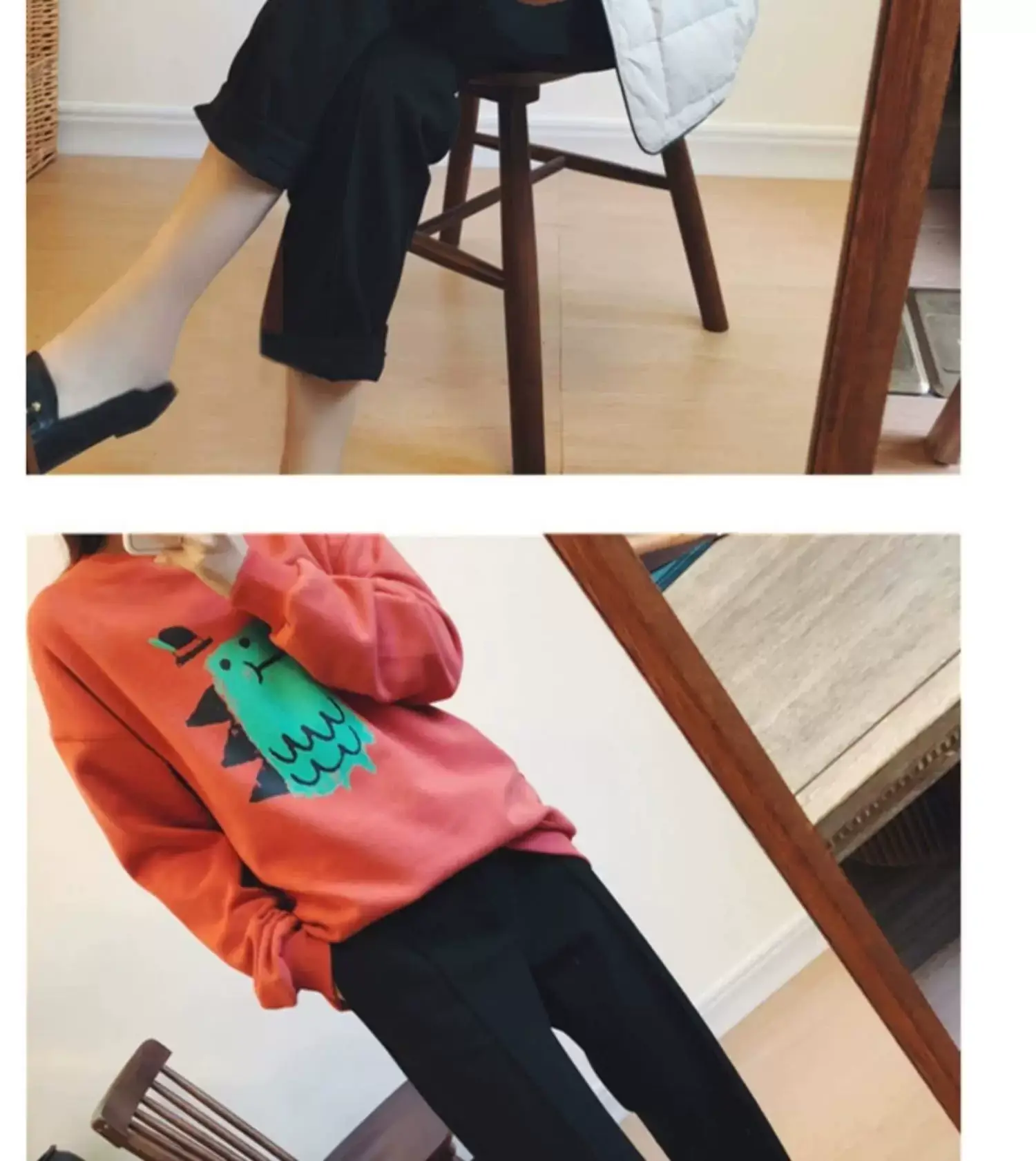 Women Woolen Carrot Pants Spring Autumn 2025 Beige — feature 14