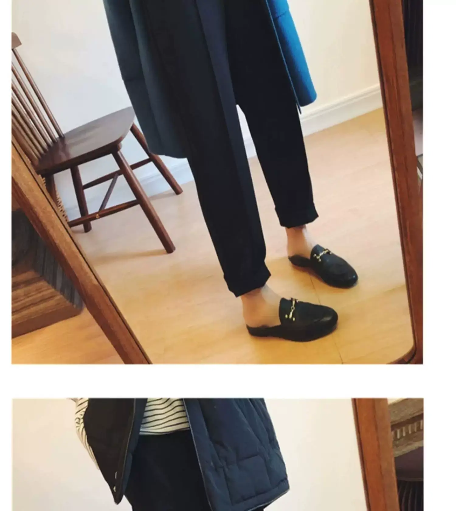 Women Woolen Carrot Pants Spring Autumn 2025 Beige — feature 9
