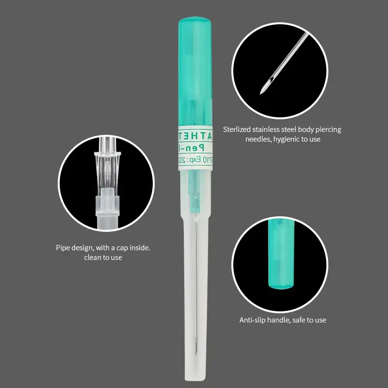 Disposable Catheter Needle Human Puncture Stainless Steel Titanium
