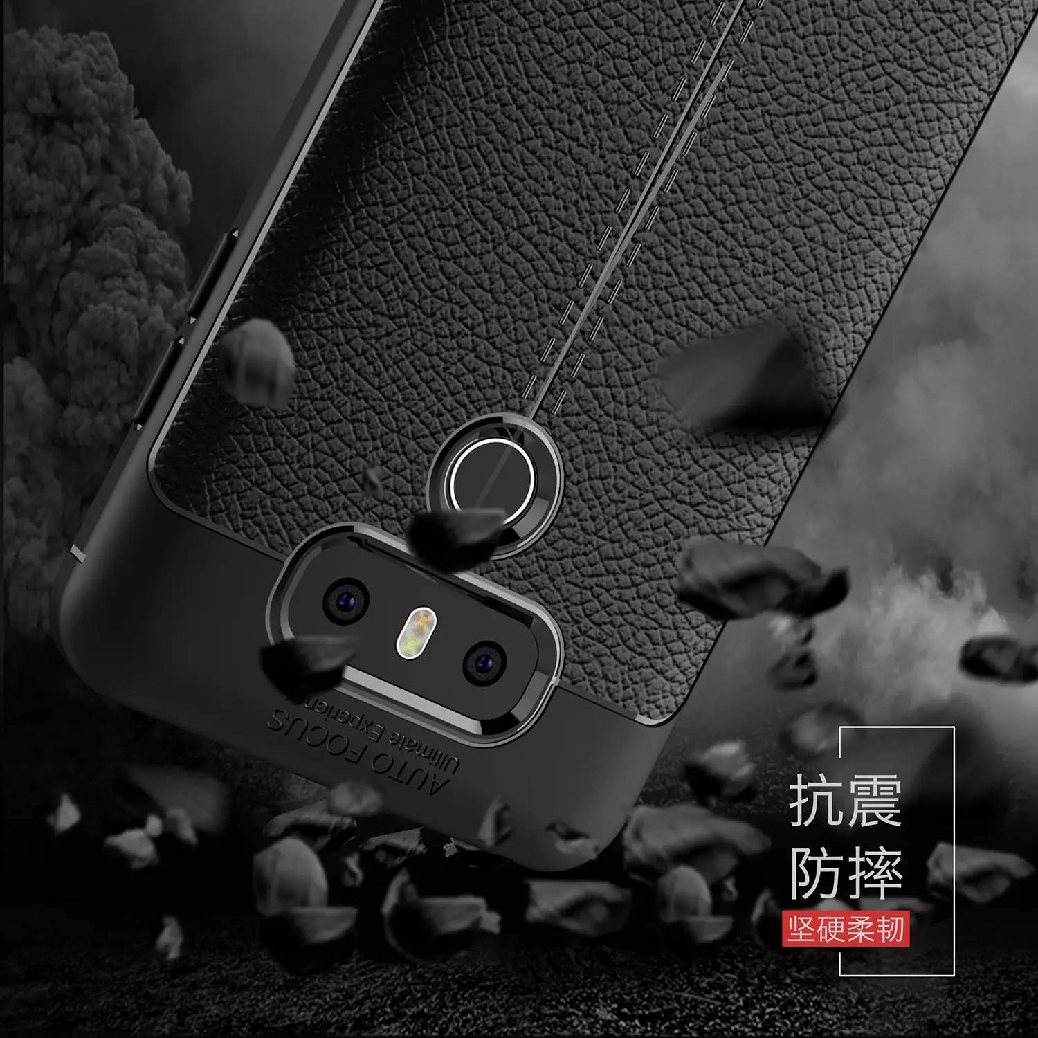 Lychee Leather Phone Case S25 Ultra Anti-Drop - Image 3