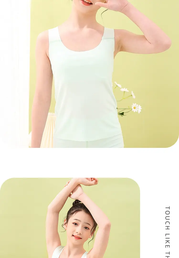 Girls' Pink Anti-Bump Underwear Modal Long — feature 12