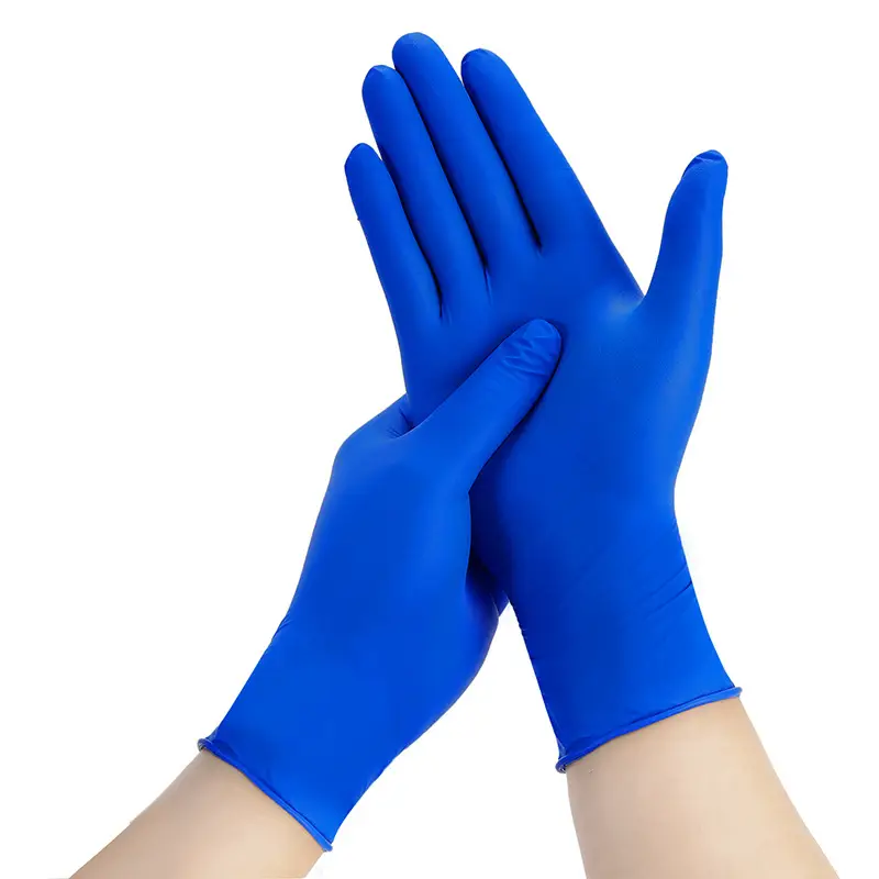 Dark Blue Nitrile Gloves Food Grade Anti-Skid Inspection - Image 6