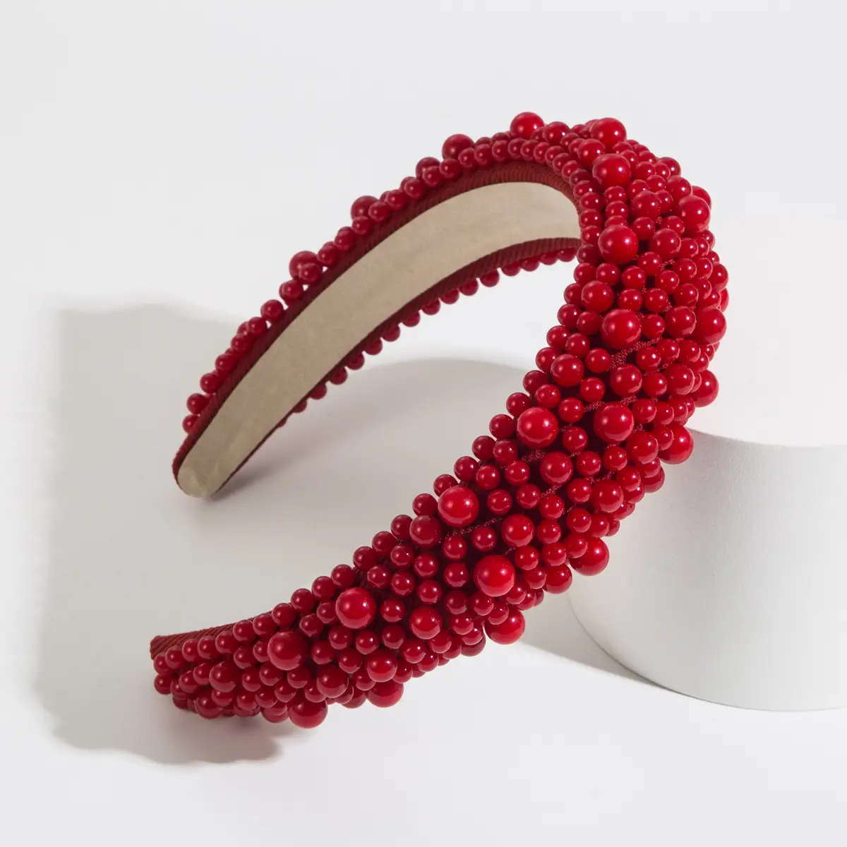 Golden Pearl Hairband for Women's Hair Accessories