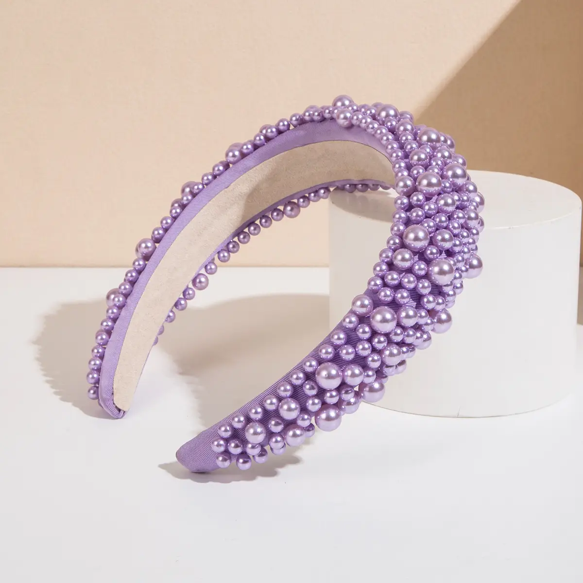 Golden Pearl Hairband for Women's Hair Accessories