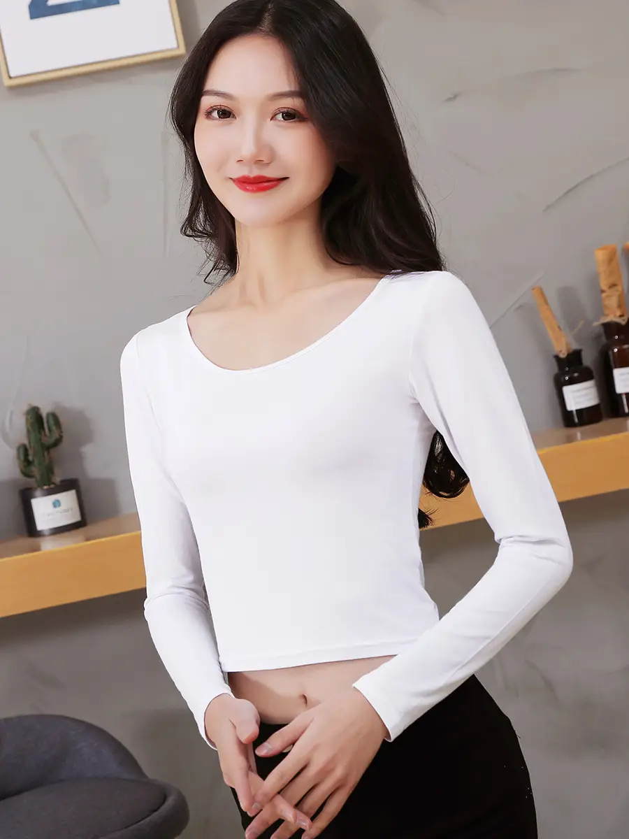 2025 Autumn Women's Navel T-Shirt Long Sleeve Yoga Top - Image 10
