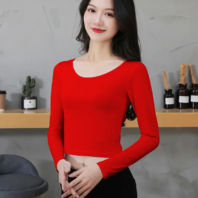 2025 Autumn Women's Navel T-Shirt Long Sleeve Yoga Top - Image 2