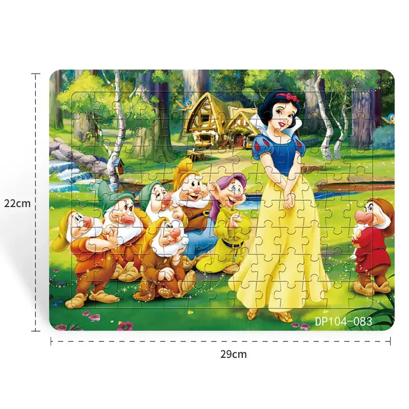 Dinosaur Paper Plate Puzzle 104 Pieces for Boys Girls 6-9 Years
