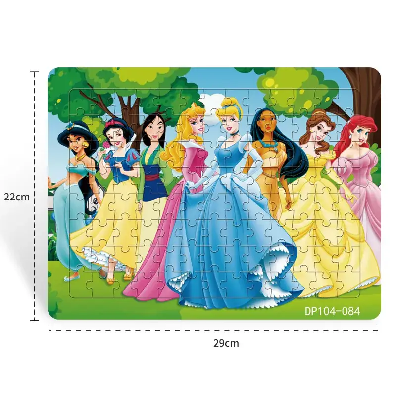 Dinosaur Paper Plate Puzzle 104 Pieces for Boys Girls 6-9 Years