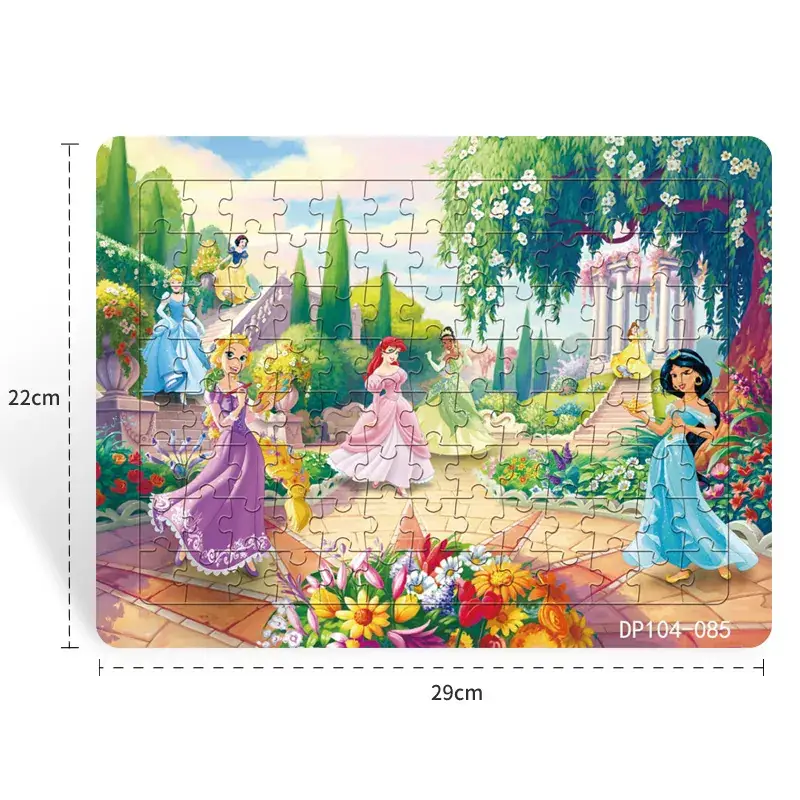 Dinosaur Paper Plate Puzzle 104 Pieces for Boys Girls 6-9 Years